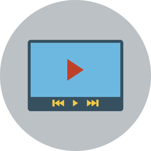 reproductor de video Generic Circular icono