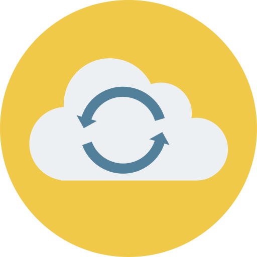 cloud computing Generic Circular Icône