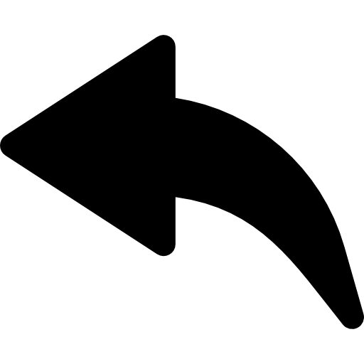 Left arrow Basic Rounded Filled icon