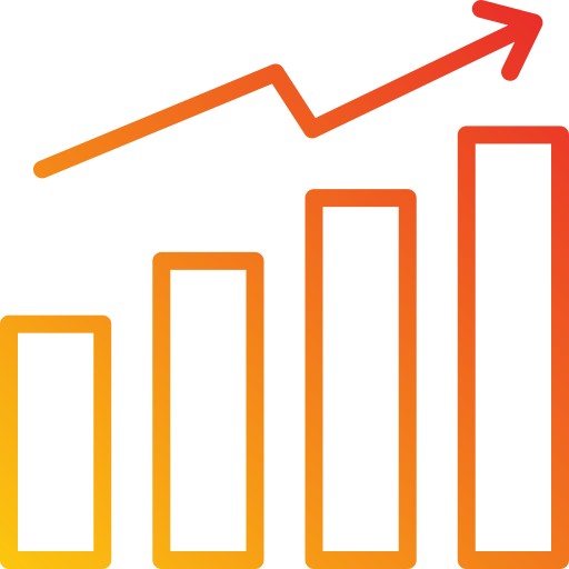 balkendiagramm Generic Gradient icon