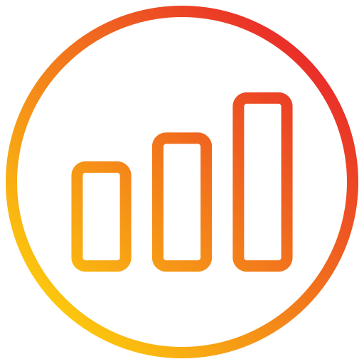 statistiques Generic Gradient Icône