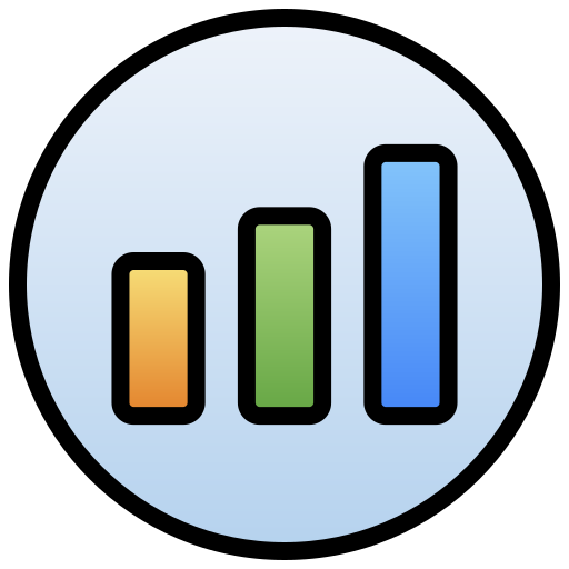 estadísticas Generic Lineal Color Gradient icono