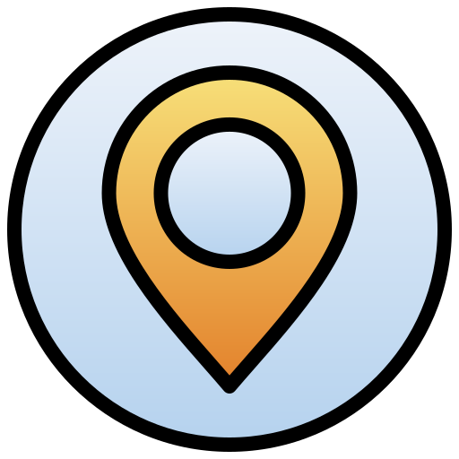 Map point Generic Lineal Color Gradient icon