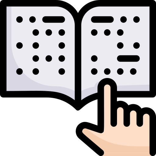 braille Generic Outline Color Ícone