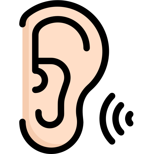 Listening Generic Outline Color icon