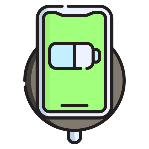 Wireless charger Generic Outline Color icon