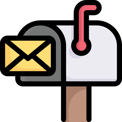 Mailbox Generic Outline Color icon