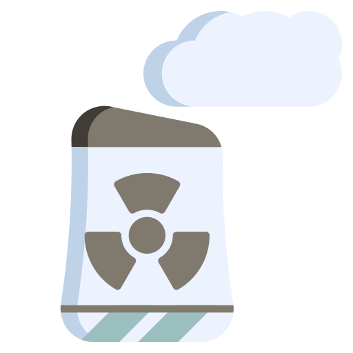 Nuclear power Generic Flat icon