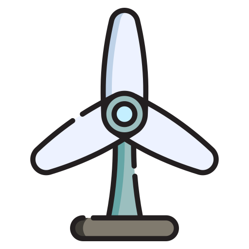 Wind turbine Generic Outline Color icon