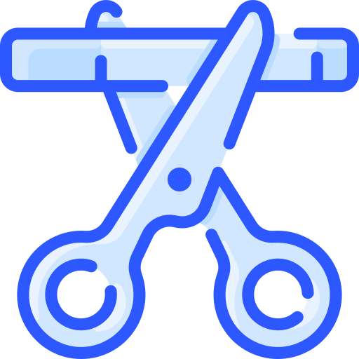 Scissors Vitaliy Gorbachev Blue icon