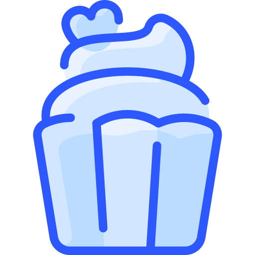 Cupcake Vitaliy Gorbachev Blue icon