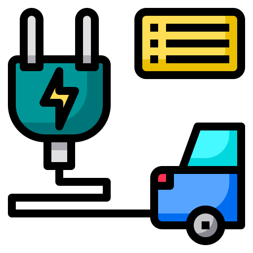 samochód elektryczny Phatplus Lineal Color ikona