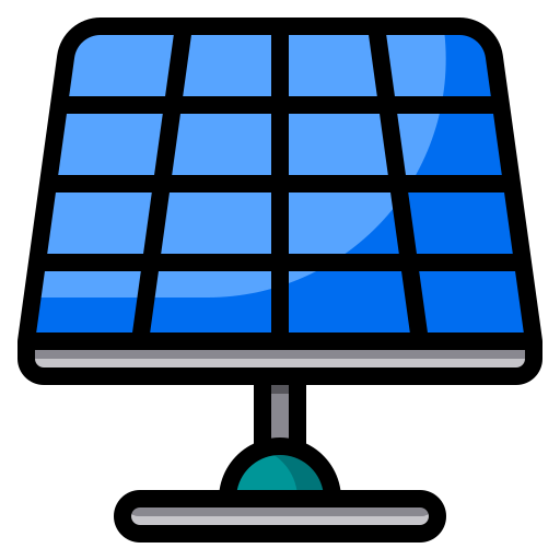 Solar cell Phatplus Lineal Color icon