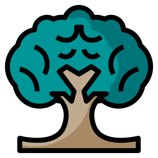 Tree Phatplus Lineal Color icon