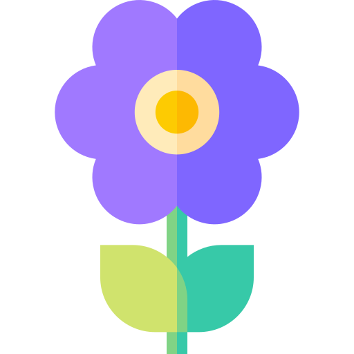 fleur Basic Straight Flat Icône