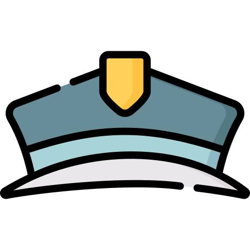 czapka policyjna Special Lineal color ikona