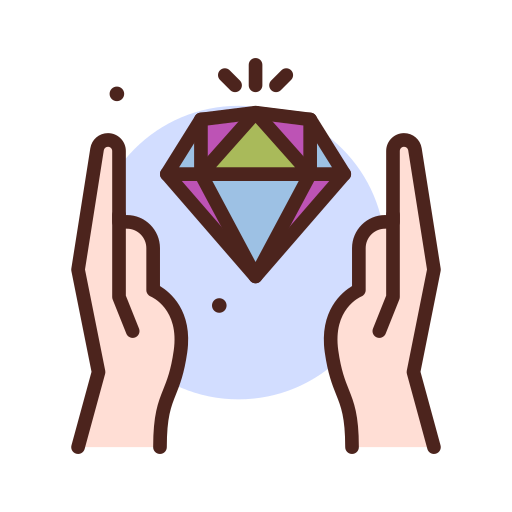 diamantes Darius Dan Lineal Color icono
