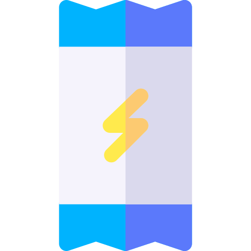 baton energetyczny Basic Rounded Flat ikona