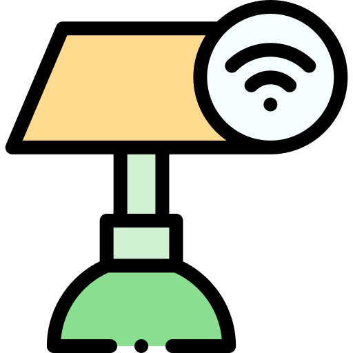 Smart light Detailed Rounded Lineal color icon
