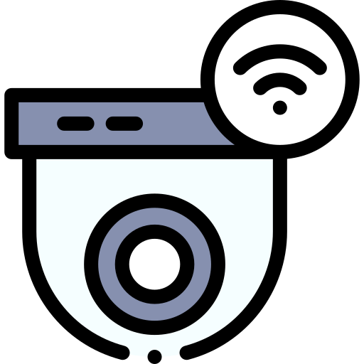 cctv Detailed Rounded Lineal color icon