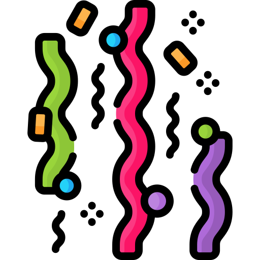konfetti Special Lineal color icon