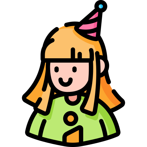 urodzinowa dziewczyna Special Lineal color ikona
