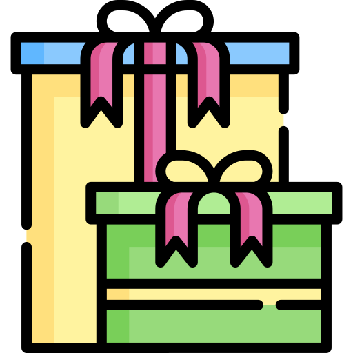 ギフト用の箱 Special Lineal color icon
