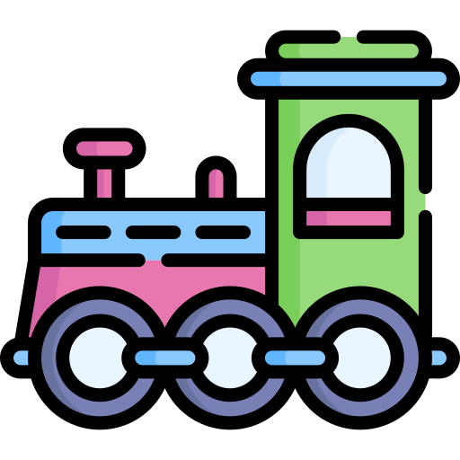 電車のおもちゃ Special Lineal color icon