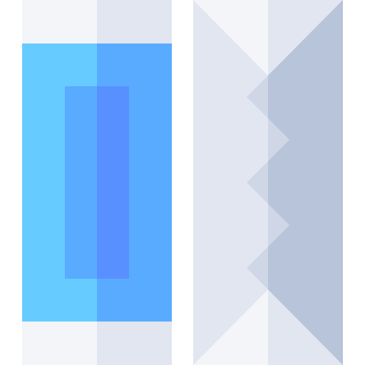 Chewing gum Basic Straight Flat icon