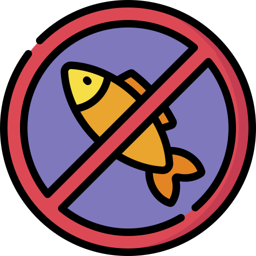No fish Special Lineal color icon