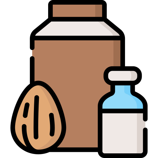 Almond milk Special Lineal color icon