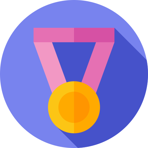 medaille Flat Circular Flat icon