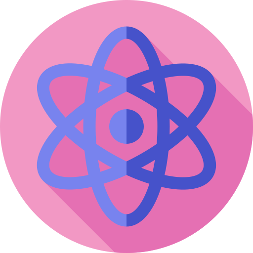 Atom Flat Circular Flat icon
