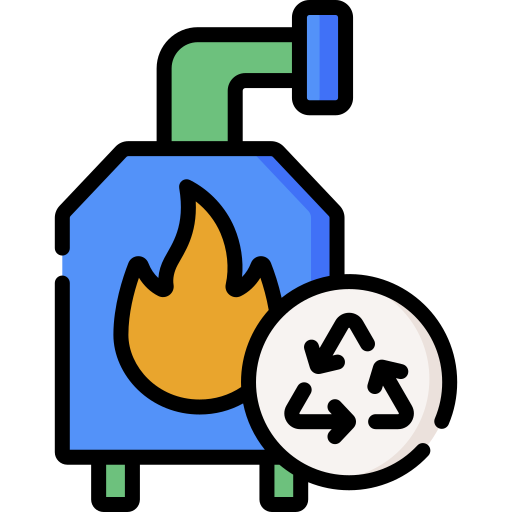 incineración Special Lineal color icono