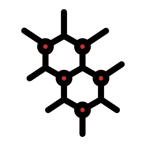 Молекулярный Generic Outline Color иконка
