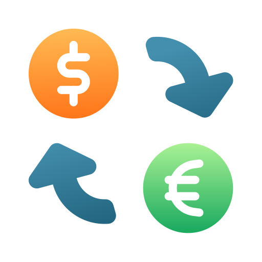 Exchange Generic Flat Gradient icon