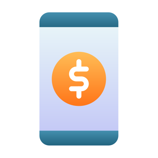 dinero digital Generic Flat Gradient icono