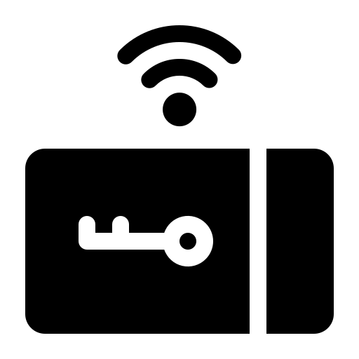 sleutelkaart Generic Glyph icoon