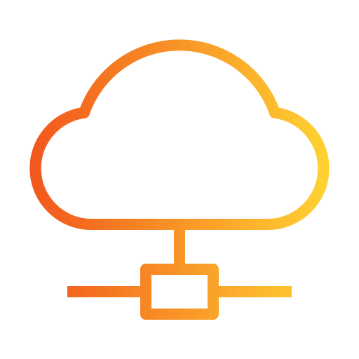 cloud computing Generic Gradient icona