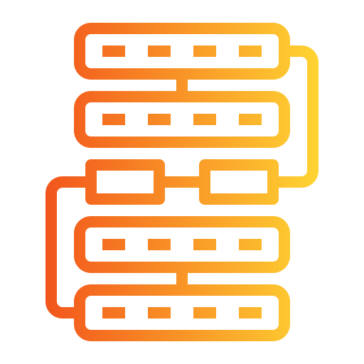 la mise en réseau Generic Gradient Icône