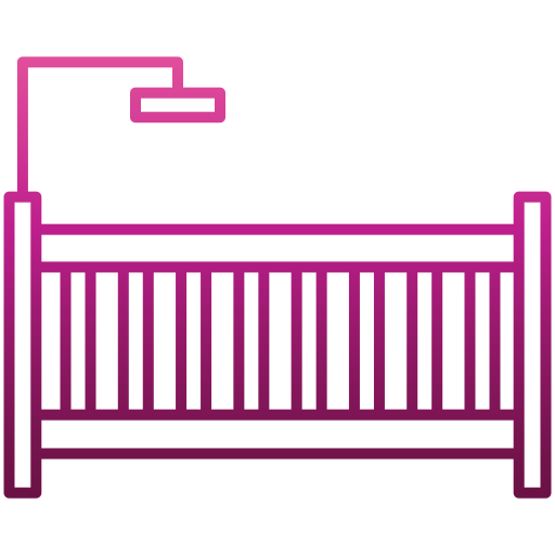 어린이 침대 Generic Gradient icon