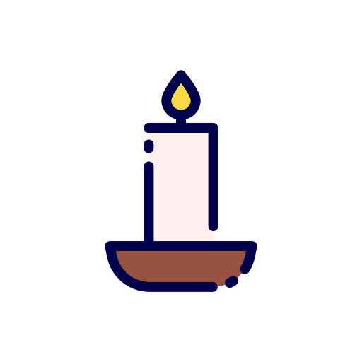 Candle Good Ware Lineal Color icon