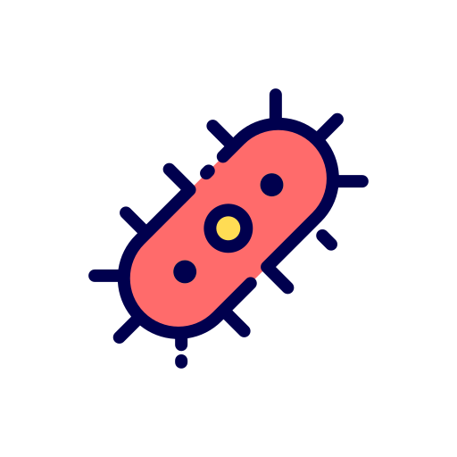 bakteria Good Ware Lineal Color ikona
