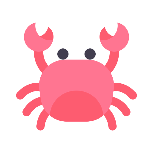 Crab Good Ware Flat icon