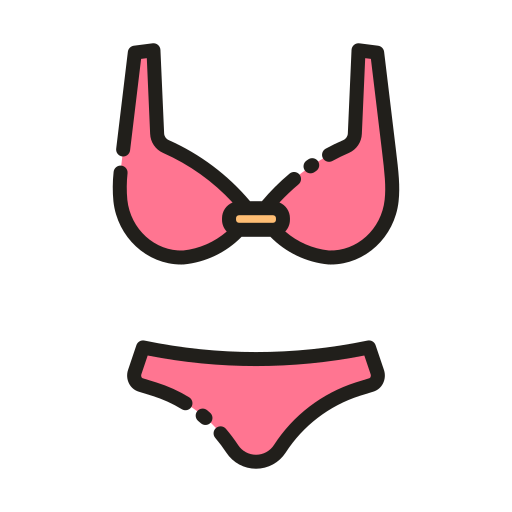 bikini Good Ware Lineal Color ikona