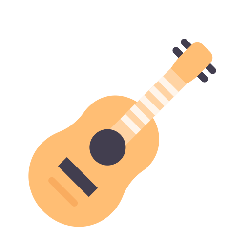 ukulele Good Ware Flat ikona