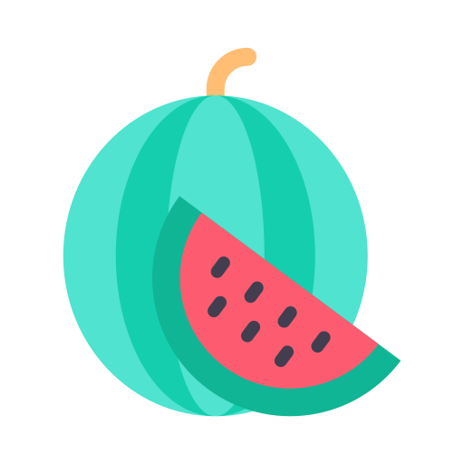 watermeloen Good Ware Flat icoon