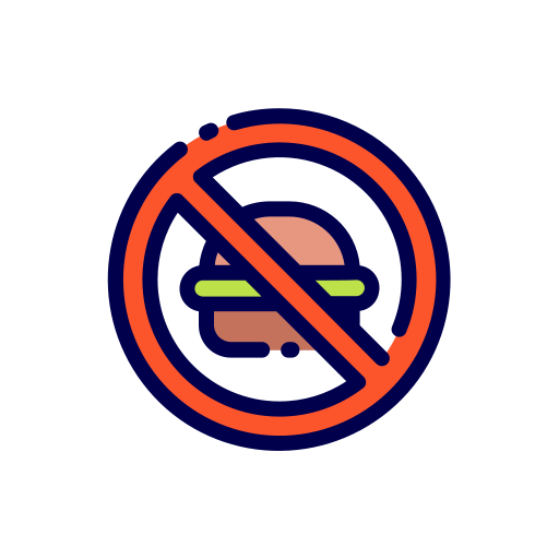 No eating Good Ware Lineal Color icon