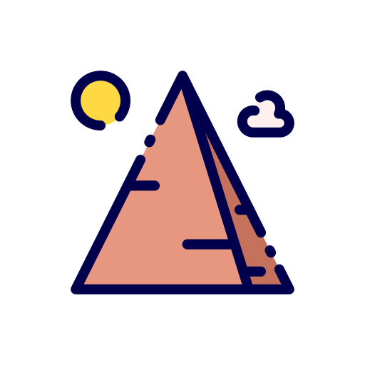 pirámide Good Ware Lineal Color icono