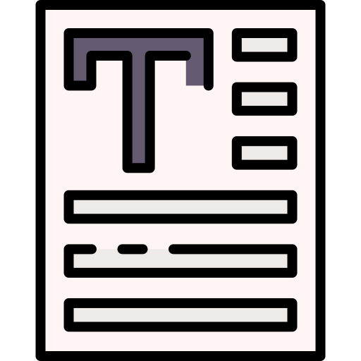 archivo de texto Good Ware Lineal Color icono